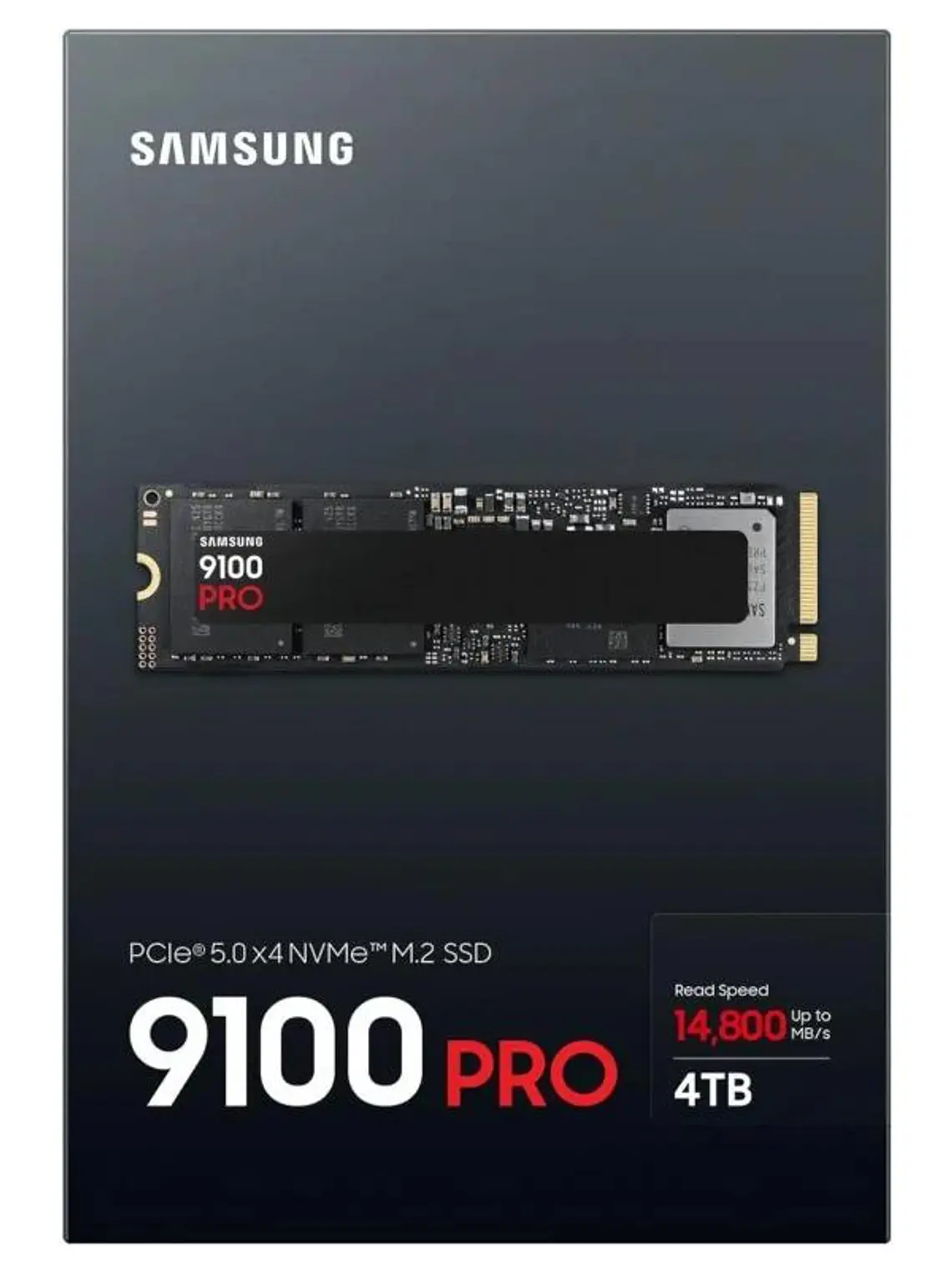 Samsung 9100 PRO SSD 4TB PCIe 5.0 14800 MB-s 4