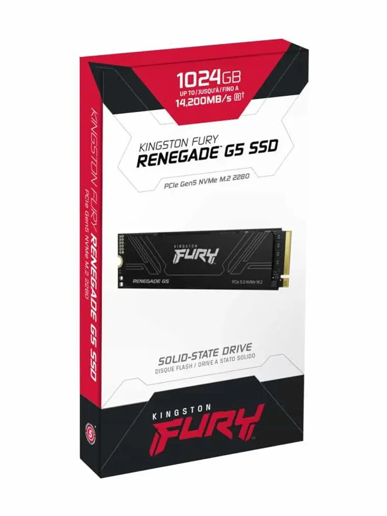 Kingston Fury Renegade G5 SSD 1TB PCIe5.0 14200M-s 3