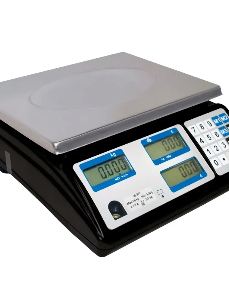 Mustek Balanza Minerva 56PPI - 15 KG - Peso 1