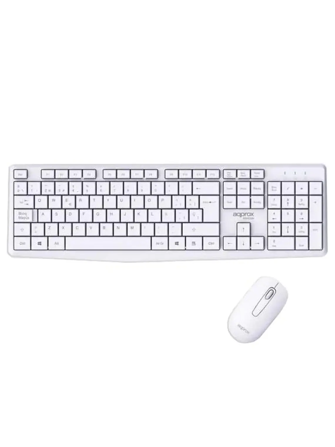 APPROX Teclado+raton inalamb X420W 1000DPI Blanco 1