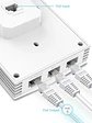 TP-Link EAP655-Wall AP WiFi6 AX3000 Dual 4xGbE - Miniatura 3