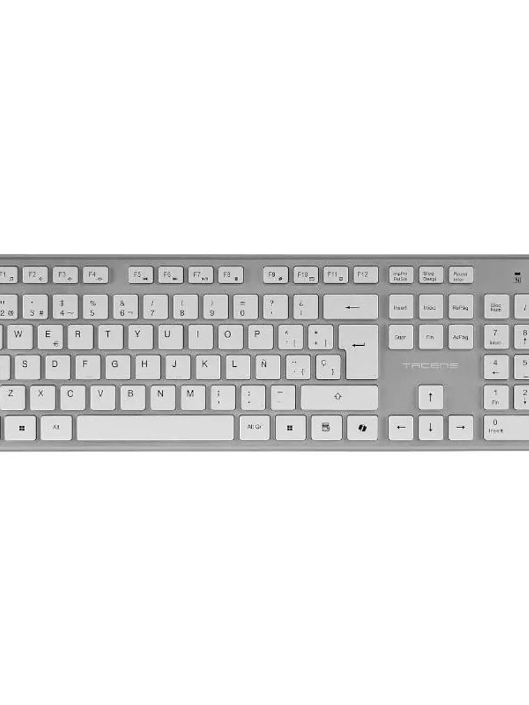 Tacens 3EN1 Teclado+Ratón+Alfom Inalámbrico Blanco 4