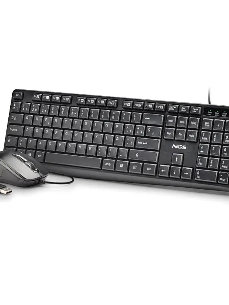 NGS Kit Teclado+Ratón con cable Cocoa 2