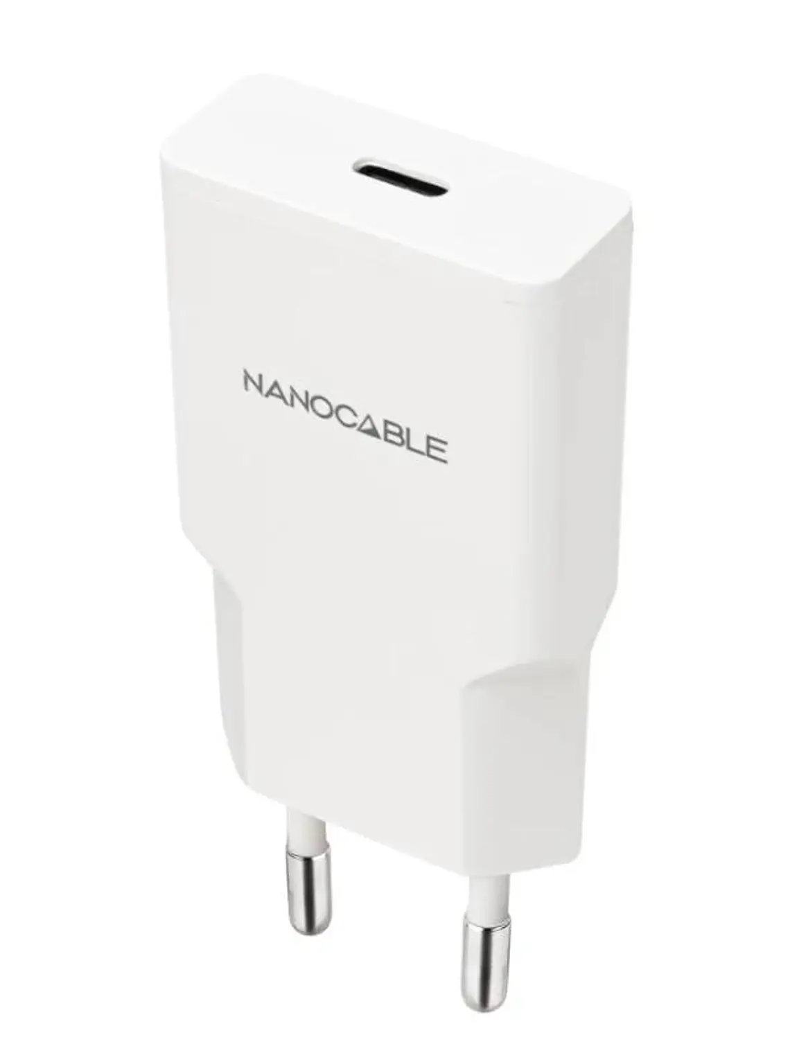 Nanocable Cargador USB-C/PD 20W   Blanco 1
