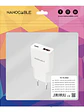 Nanocable Cargador USB-C/PD + USB-A/QC 20W Blanco - Miniatura 2