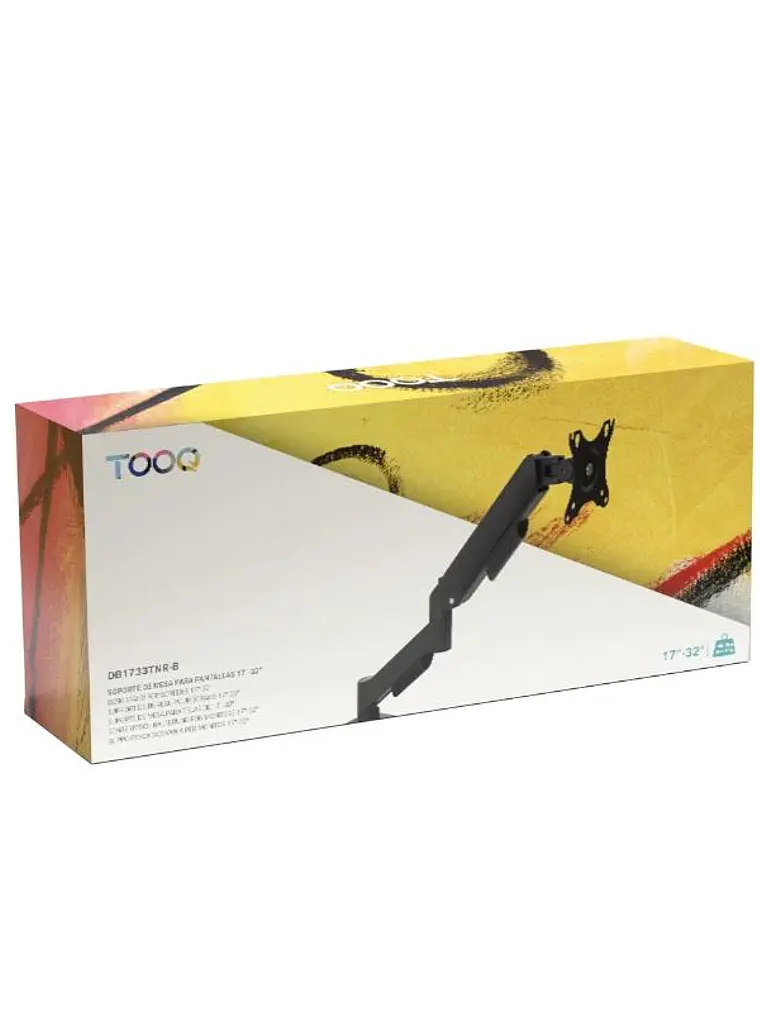 Tooq Soporte mesa DB1733TNR-B 1 brazo 17-32 Negro 3