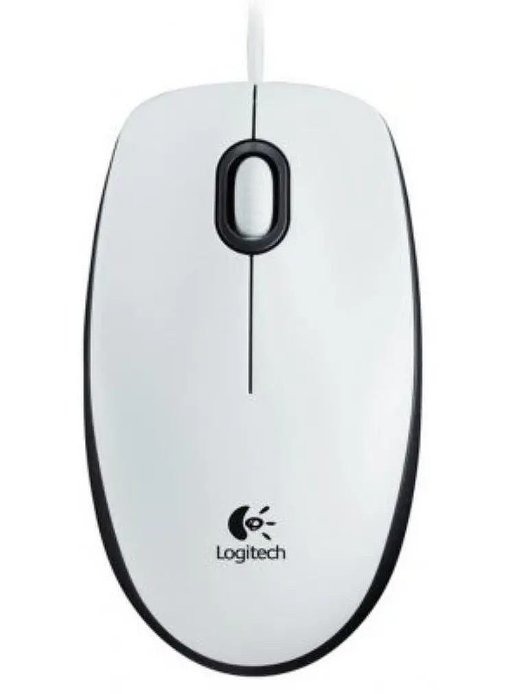 Logitech B100 Ratón Blanco OEM 1