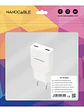 Nanocable Cargador 2xUSB-C/PD 25W  Blanco - Miniatura 2