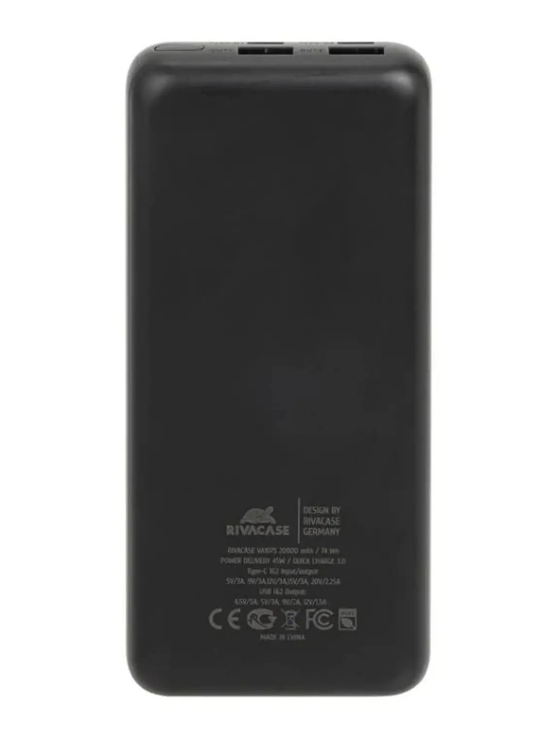 RIVACASE VA1075 QC/PD 45W 20000 mAh black 4