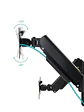 Tooq Soporte Pared LP1434TNR-B 2 brazo 13-34 Negro - Miniatura 3