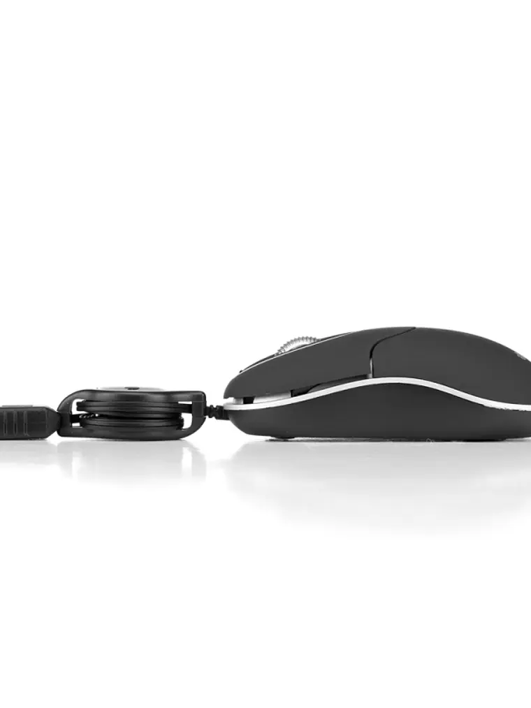 NGS Ratón Retráctil SINBLACK 1000dpi Negro 2