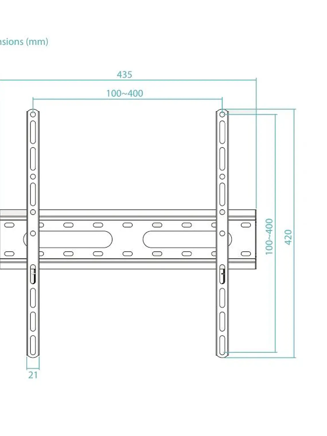 Tooq LP1027F-B Soporte Fijo 32