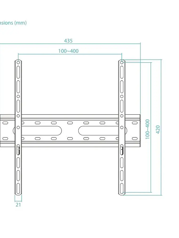 Tooq LP1027F-B Soporte Fijo 32