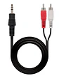 Nanocable Cable Audio, Jack 3.5/M-2xRCA/M 1,5 M - Miniatura 1