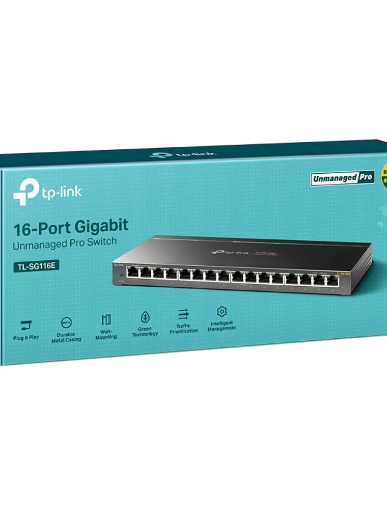 TP-LINK TL-SG116E Switch 16xGB Metal 2