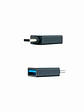 Nanocable Adaptador USB-C/M a USB3,1/H Aluminio - Miniatura 1