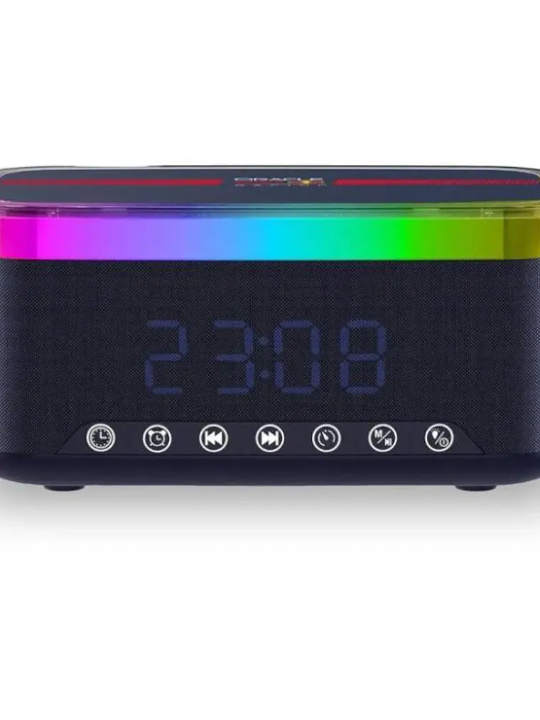 Red Bull Altavoz Radio Despertador Cargador 12W 2