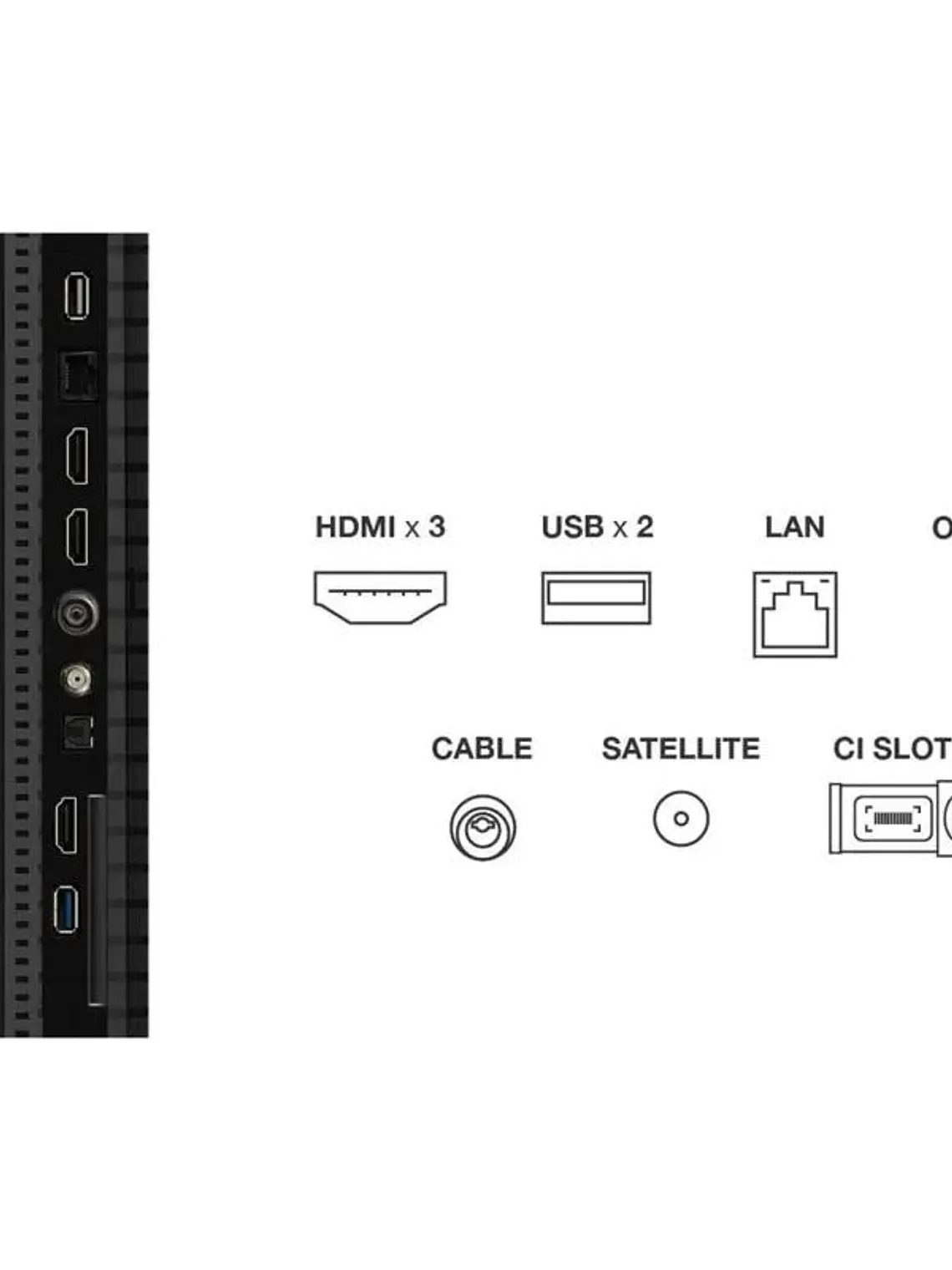 TCL 50P7K TV 50
