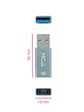Nanocable Adaptador USB-A/M 3.1 GEN2 a USB-C/H - Miniatura 2
