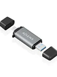 Aisens Lector Tar SD MSD MMC RS-MMC MMCM USBA USBC - Miniatura 2