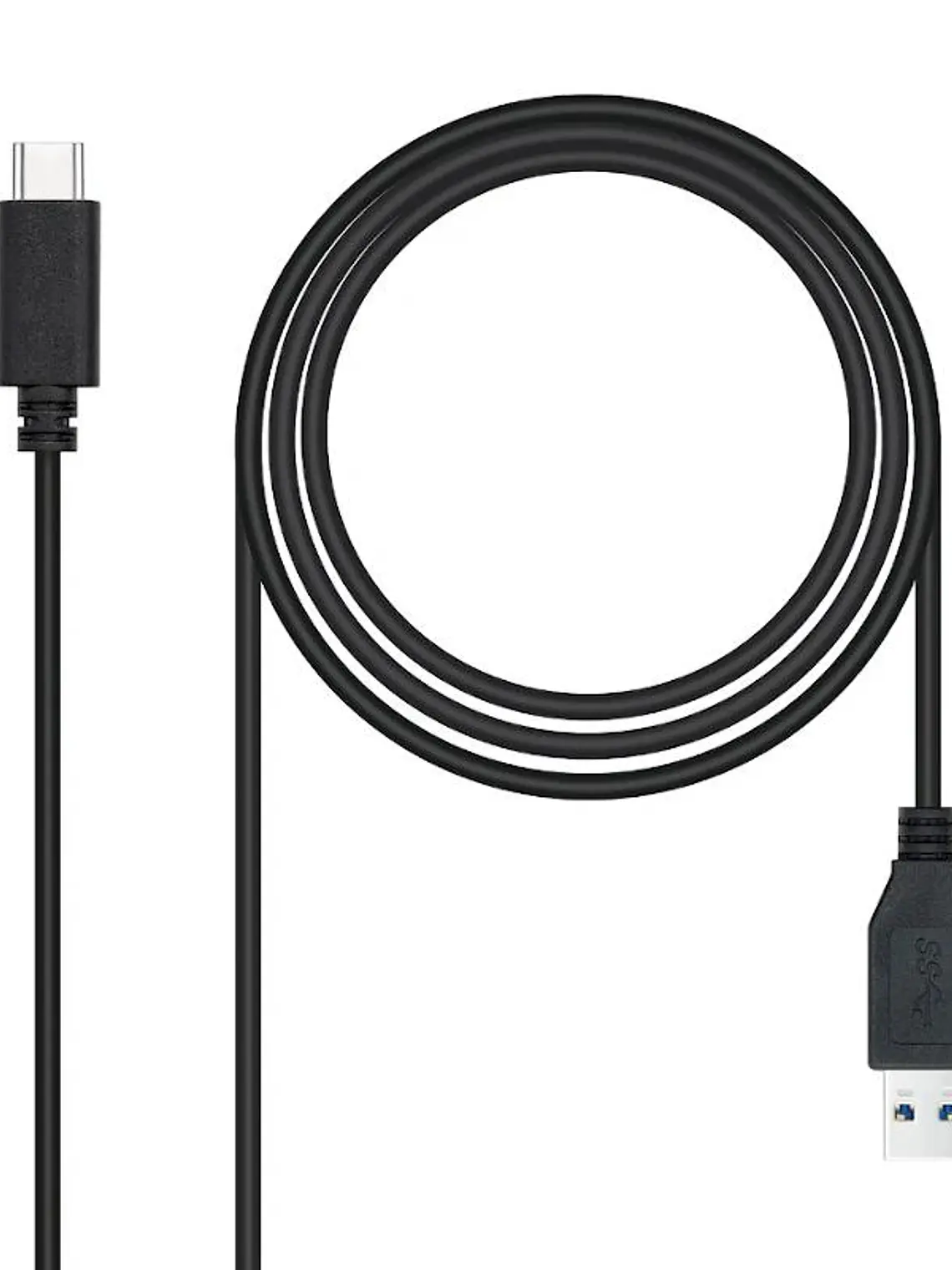 Nanocable Cable USB 3.1 Gen2 USB-C/M-A/M 2M 3