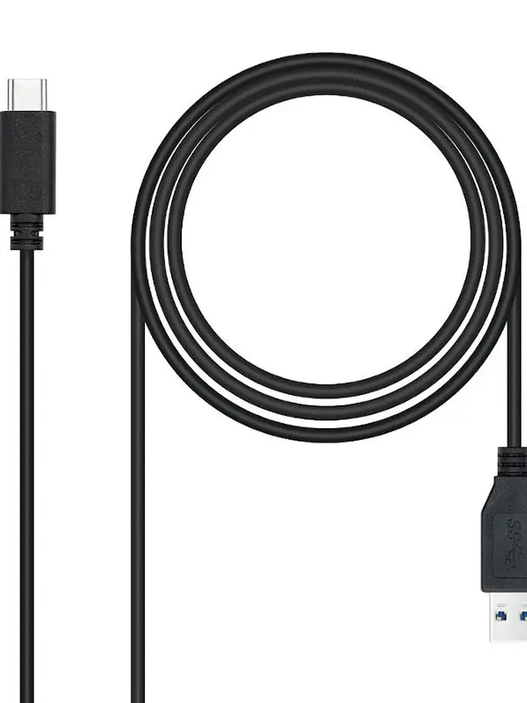 Nanocable Cable USB 3.1 Gen2 USB-C/M-A/M 2M 3