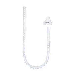 Nanocable Organizador cables flex. 25mm 1 M Blanco