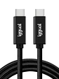 iggual Cable USB-C 3.2 Gen2x2 100W 5A 4K 1m nylon - Miniatura 3