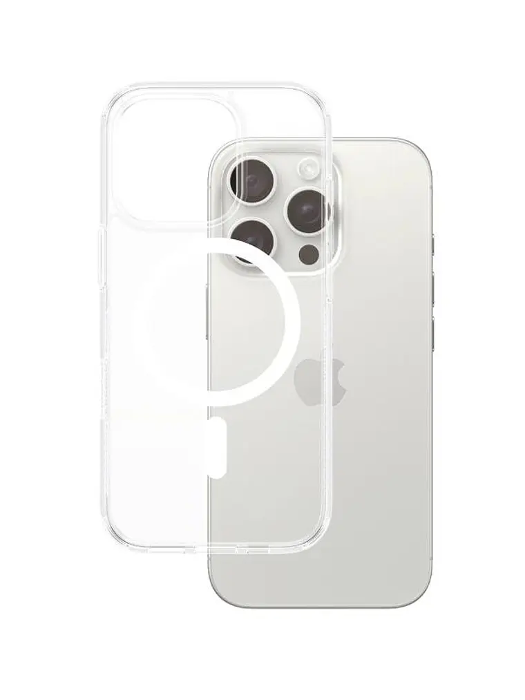 PanzerGlass Case con White MagSafe iPhone 16 Pro 1