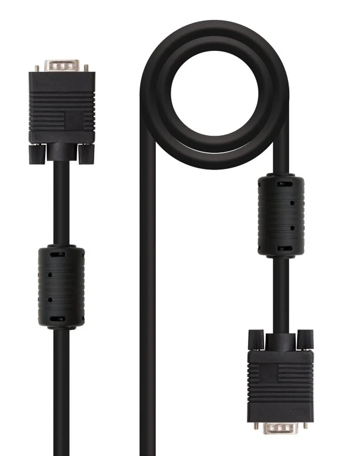 Nanocable Cable Conmutador Vga 1,8 M Negro 1
