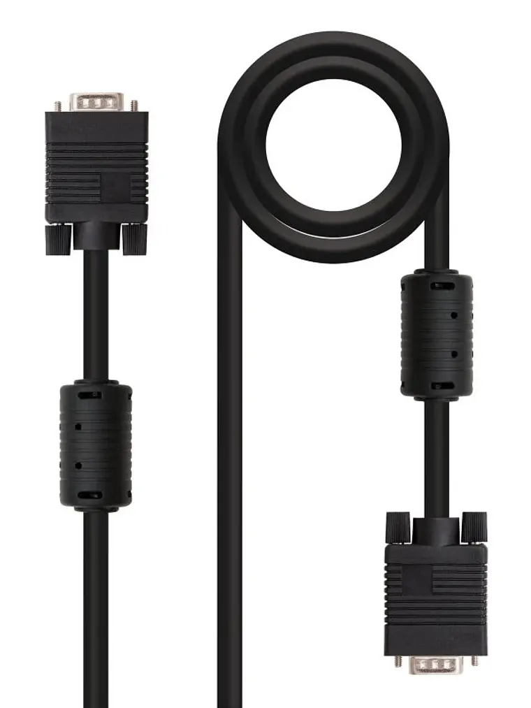Nanocable Cable Conmutador Vga 1,8 M Negro 1