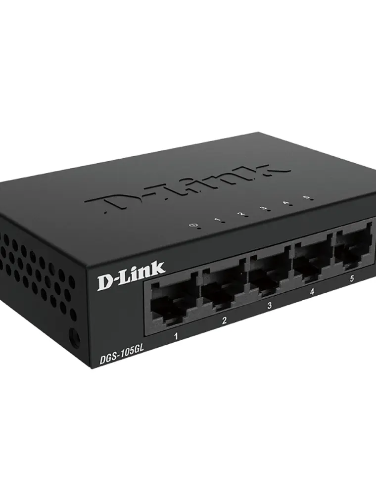 D-Link DGS-105GL Switch 5xGB Metal Plug&Play 3