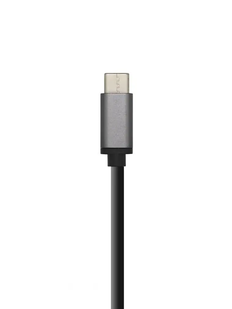 Aisens Hub USB 3.1 USB-C/M-4xTipo A/H gris, 15cm 2