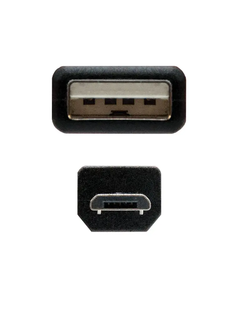 Nanocable Cable USB 2.0 A/M Micro USB B/M 0,8 M 2