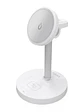 Aisens Cargador Inalámbrico USBC 15W 3 en 1 Blanco - Miniatura 1