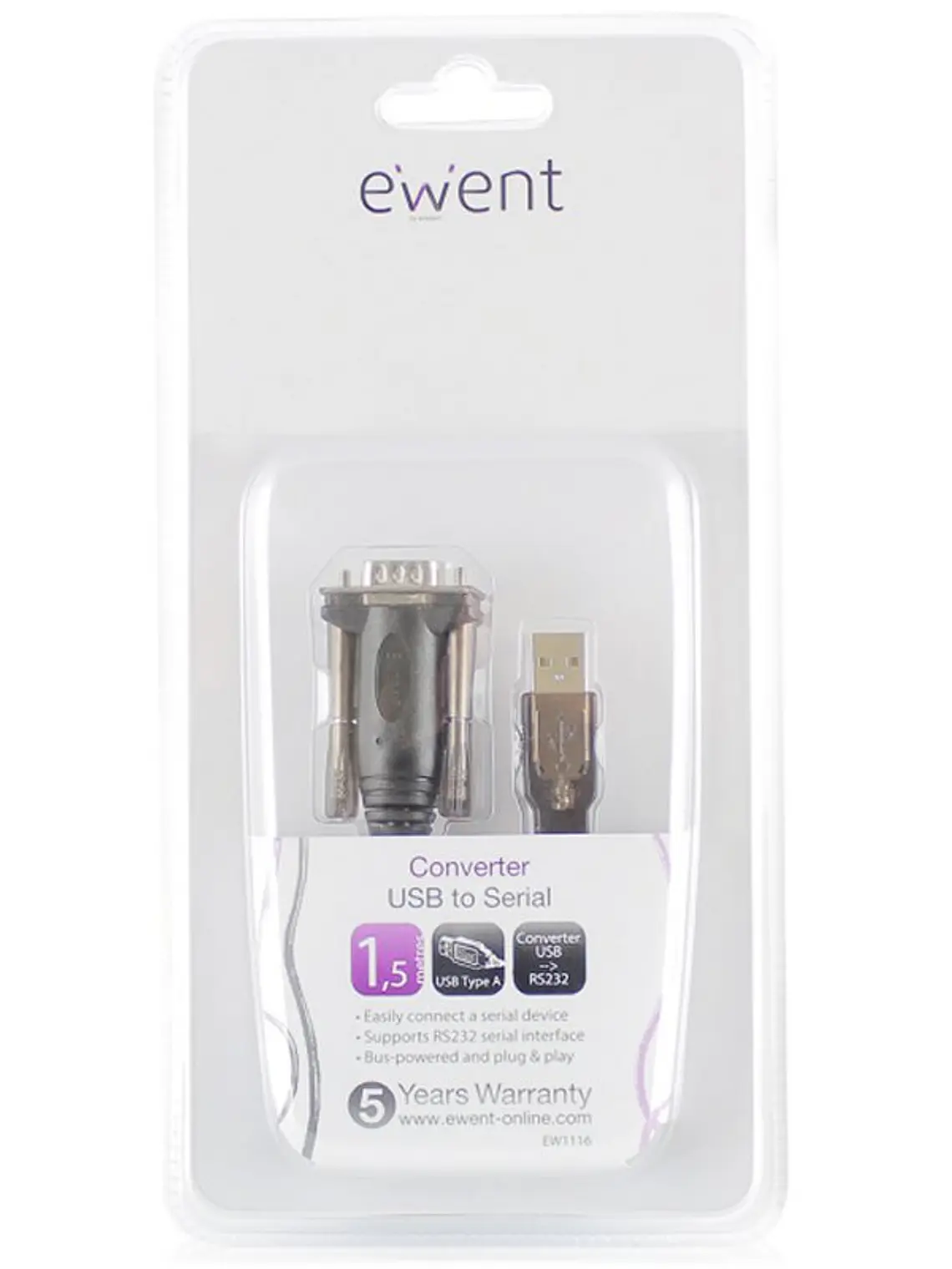 Ewent Cable USB a Serie 2