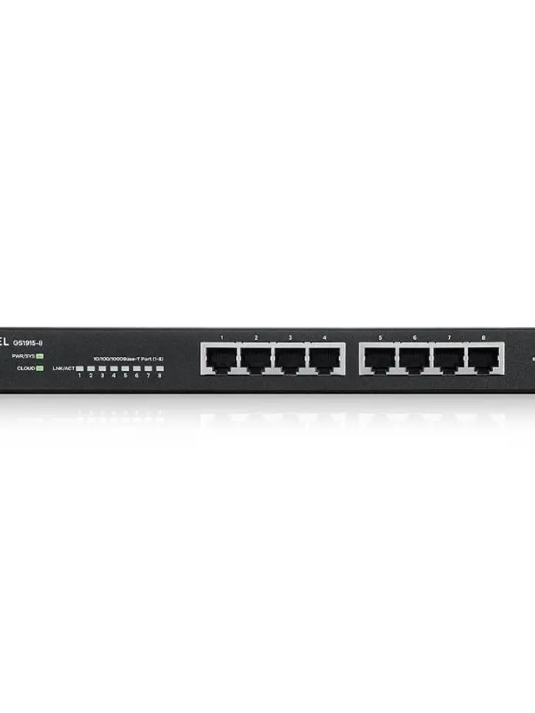ZyXEL GS1915-8 Smart Switch 8xGbE Nebula Fanless 2