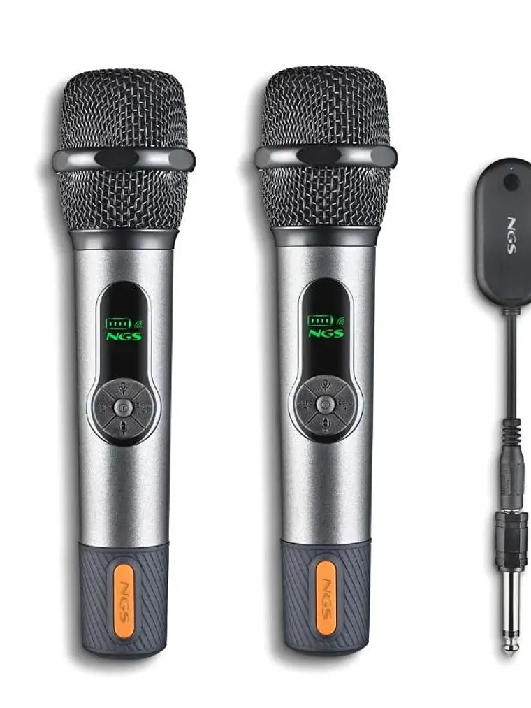 NGS Micrófonos inalámbricos Vocales Pack 2 1