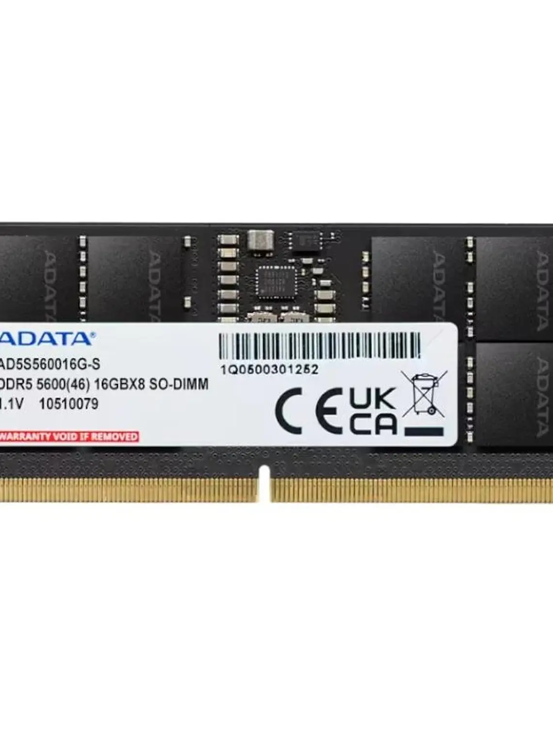 ADATA RAM AD5S560016G-S 16GB 5600Mhz DDR5 SODIMM 1