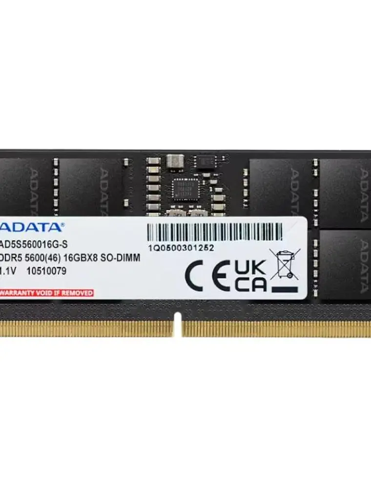 ADATA RAM AD5S560016G-S 16GB 5600Mhz DDR5 SODIMM 1