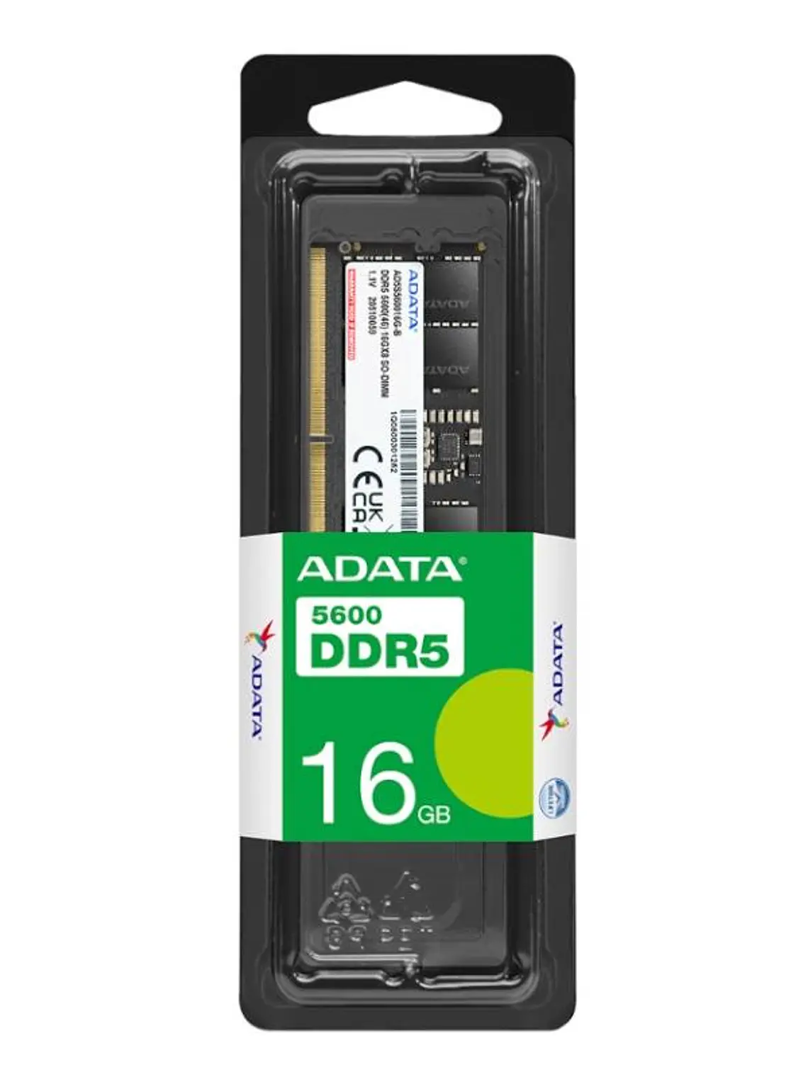 ADATA RAM AD5S560016G-S 16GB 5600Mhz DDR5 SODIMM 2