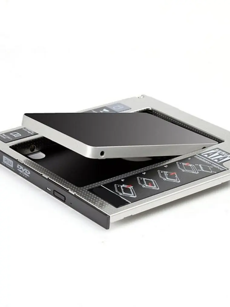EWENT ADAP.HDD/SSD SATA PARA UNIDAD ÓPTICA 12.7mm 4