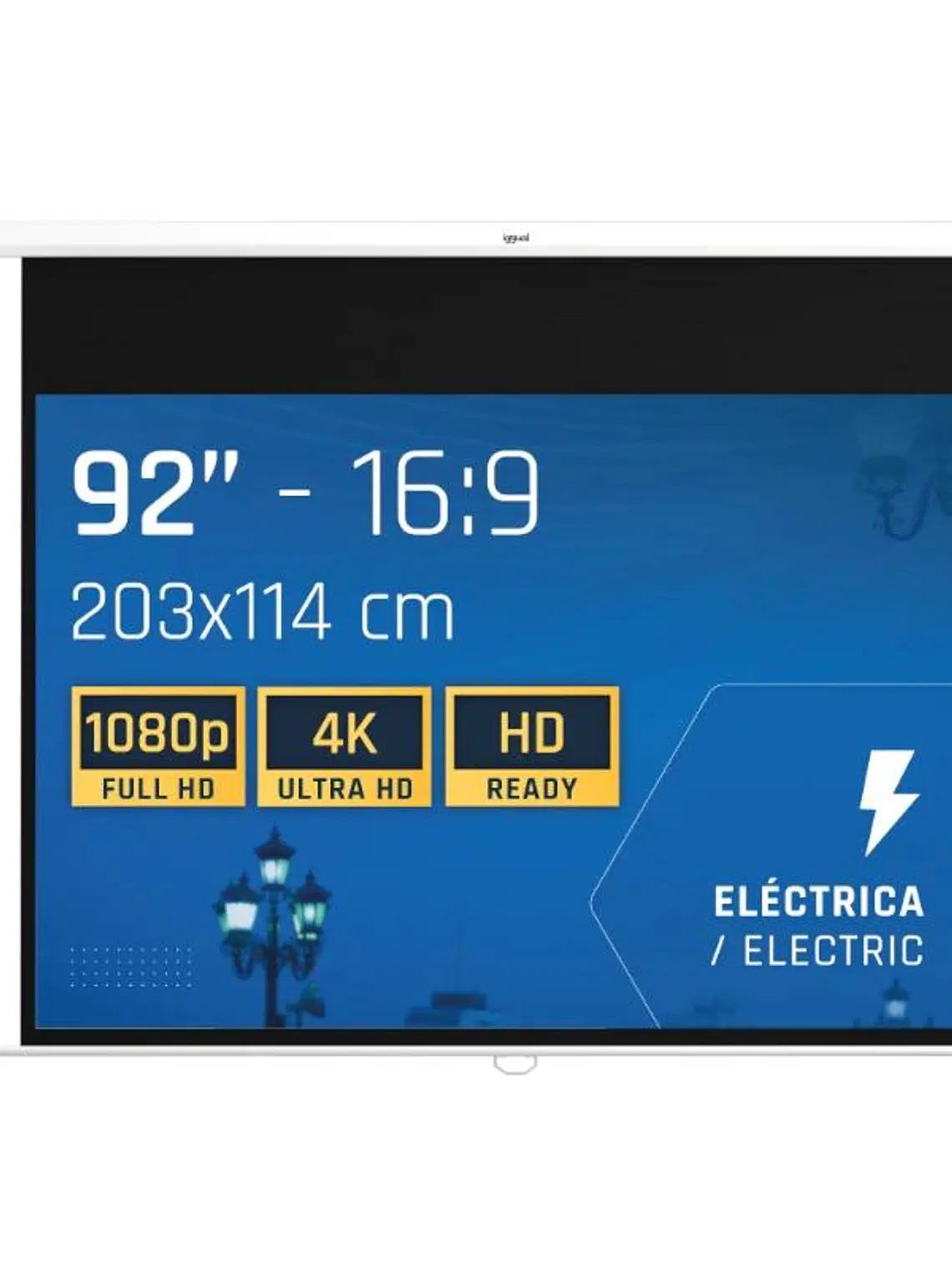 iggual Pantalla eléctrica 16:9 92