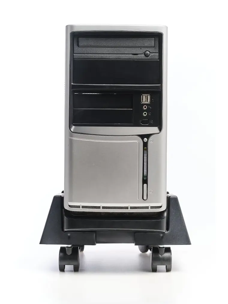 iggual SOP1 Soporte CPU ajustable con ruedas 3