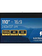 iggual Pantalla eléctrica 16:9 110