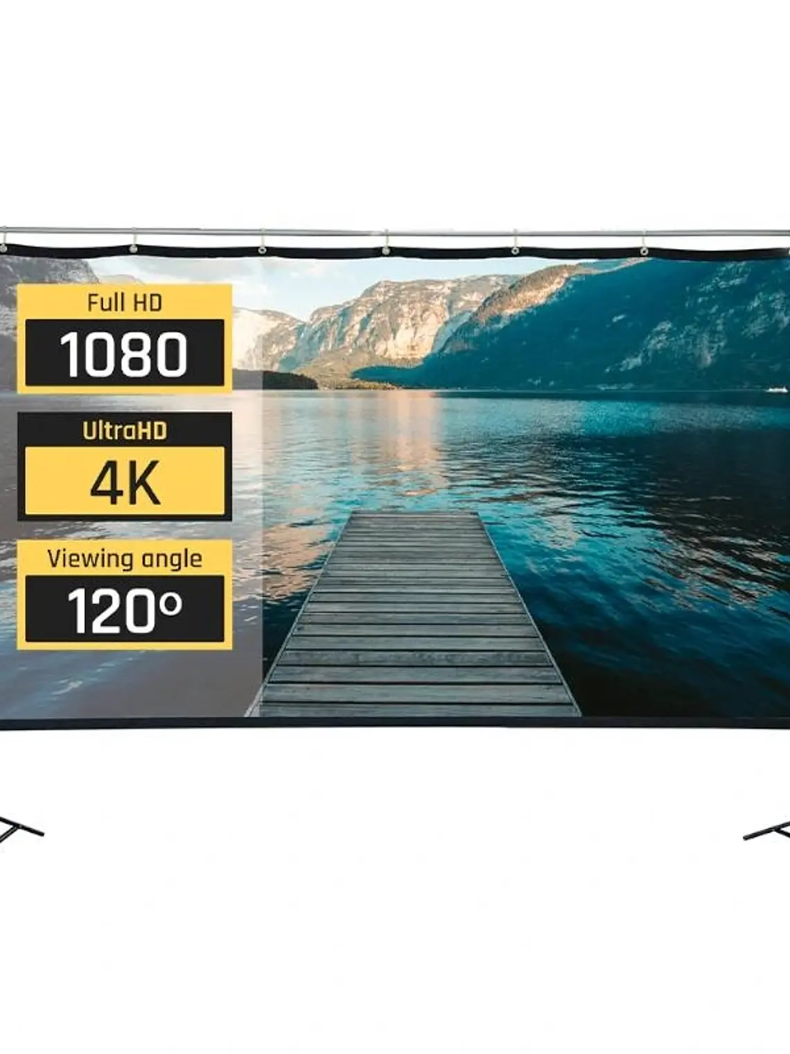 iggual Pantalla exterior portable 120