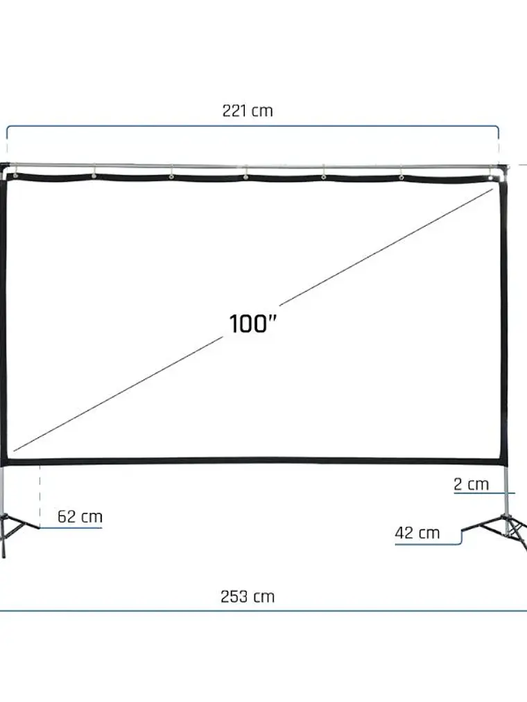 iggual Pantalla exterior portable 100