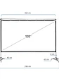 iggual Pantalla exterior portable 120