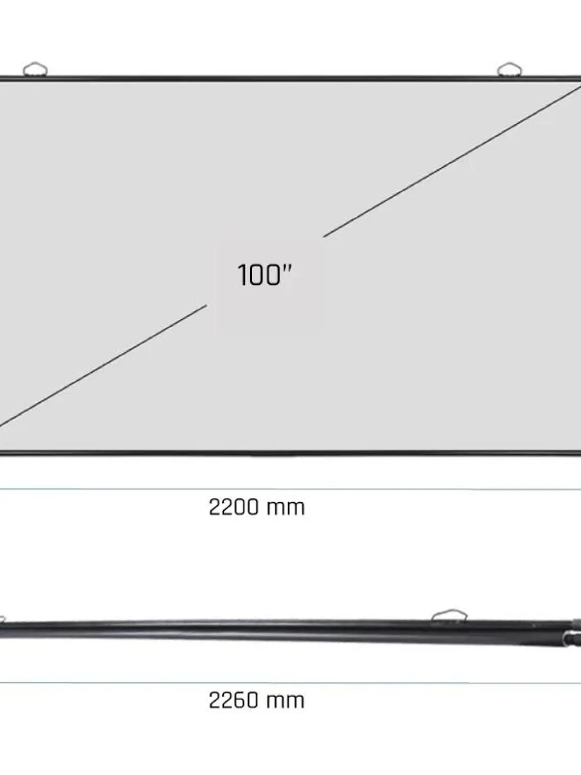 iggual Pantalla enrollable manual 100
