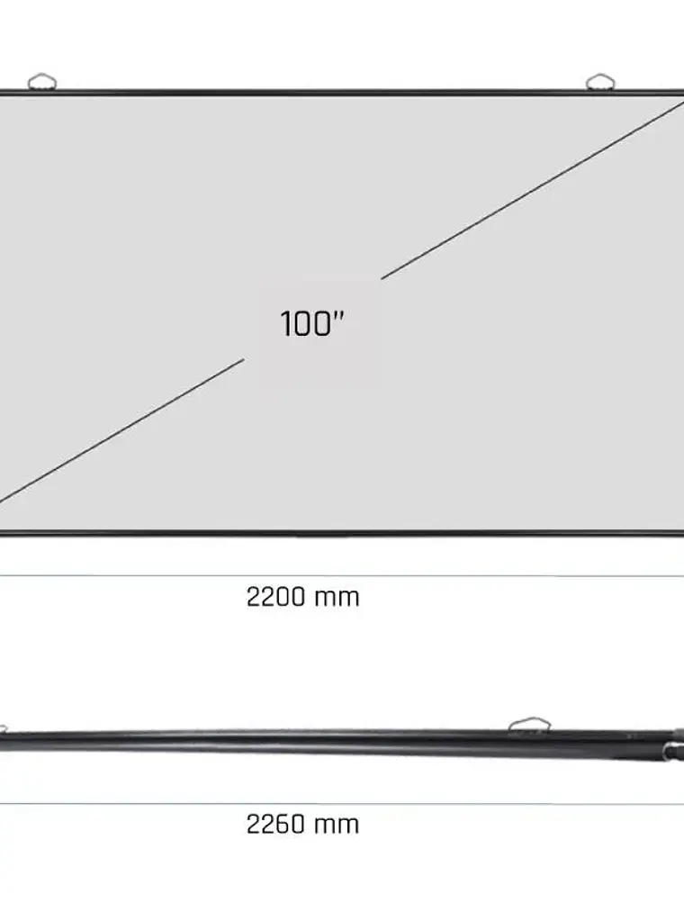 iggual Pantalla enrollable manual 100